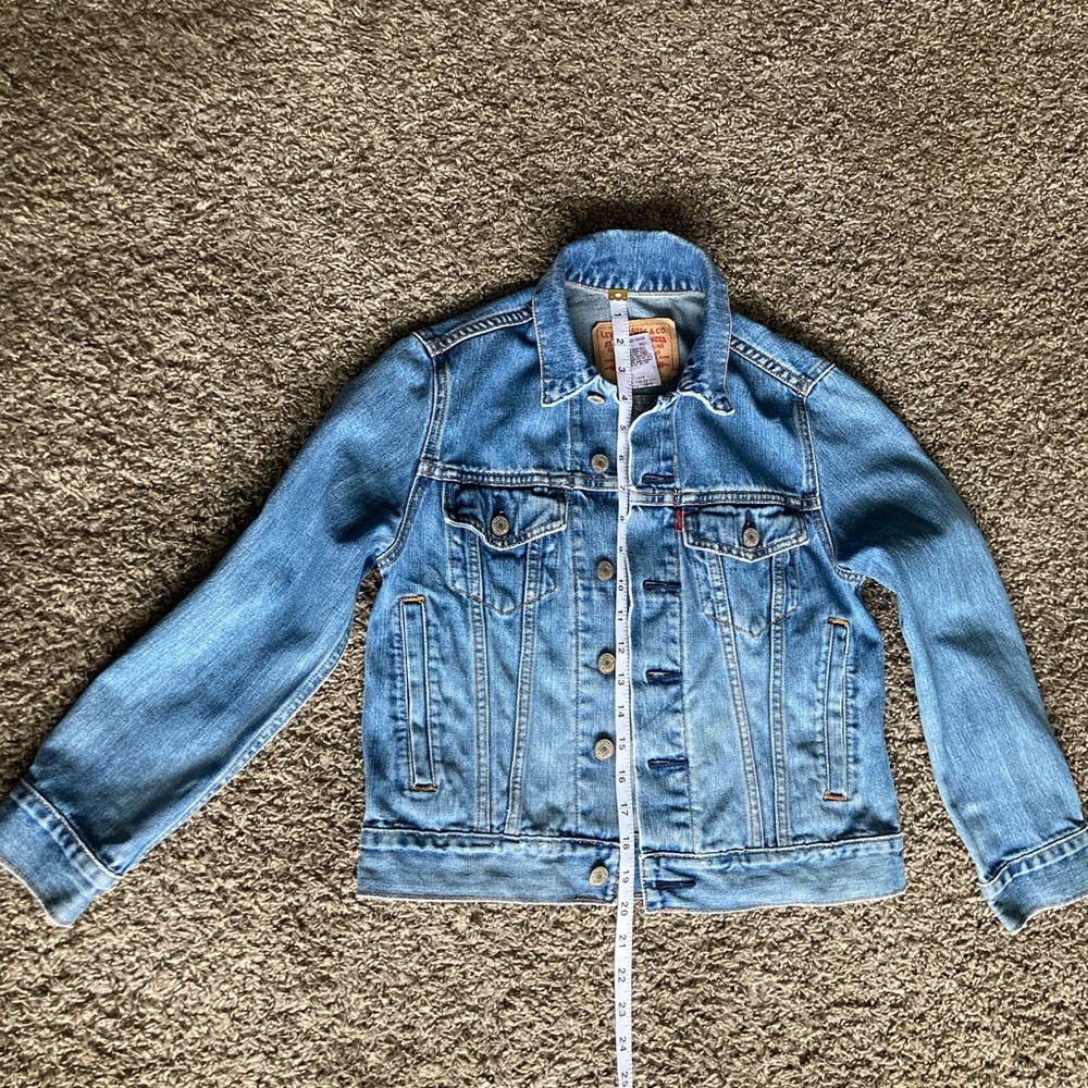 Levi's Blue Jean Jacket Medium Indigo Classic - Picture 4 of 8